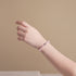 Pink Eclipse | .925 Sterling Silver | Lunar Glass Bracelet